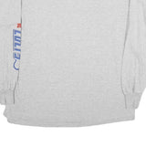 NFL Mens Grey 2009 AFC Champions Long Sleeve Crew Neck Cotton T-Shirt L