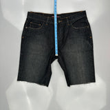 Unbranded Denim Shorts - 36W 10L Dark Wash Cotton