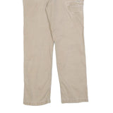 CARHARTT Mens Cotton Blend Beige Relaxed Straight Trousers W32 L32 Workwear