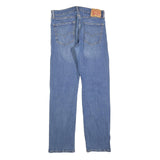 LEVI'S 505 Mens Jeans Blue Regular Straight Denim Medium W32 L32 Classic Cotton