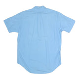 RALPH LAUREN Mens Blue Classic Fit Shirt M Cotton Button Collar Casual Polo