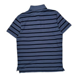Tommy Hilfiger Striped Polo Shirt - Large Blue Cotton