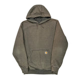 Carhartt Hoodie - Large Gray Cotton Blend