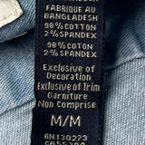 Wrangler Denim Shirt - Medium Blue Cotton