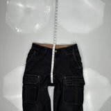 Duluth Cargo Pants - 32W 32L Black Cotton