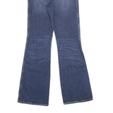WRANGLER Womens Jeans Blue Regular Flared Denim Medium W28 L34 Classic Zip