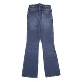 WRANGLER Womens Jeans Blue Regular Flared Denim Medium W28 L34 Classic Zip