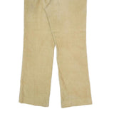 JOS A BANK Mens Cotton Blend Beige Regular Straight Trousers W32 L30 Classic Zip