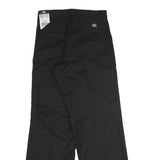 DICKIES Mens Regular Black Cargo Trousers W29 L31 Zip Polyester Blend Workwear