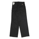 DICKIES Mens Regular Black Cargo Trousers W29 L31 Zip Polyester Blend Workwear