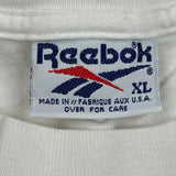 Wisconsin Women'S Soccer Reebok Single Stitch T-Shirt - XL White Cotton