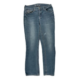 Weekend Boot Cut Jeans - 30W UK 10 Blue Cotton