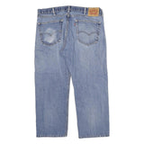 LEVI'S 505 Mens Jeans Blue Regular Straight Denim Medium W38 L30 Classic Fit