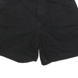 FADED GLORY Womens Black Cotton Casual Shorts Size S W28 Comfortable Waistband