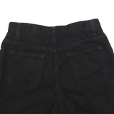 FADED GLORY Womens Black Cotton Casual Shorts Size S W28 Comfortable Waistband