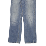 CARHARTT Mens Regular Fit Blue Denim Jeans W32 L29 Casual Cotton Blend Zip
