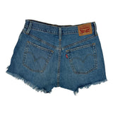 Levis Denim Shorts - 30W UK 10 Blue Cotton