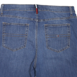 TOMMY HILFIGER Womens Denim Blue Casual Shorts M W36 Frayed Hem