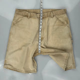 Wrangler Carpenter Shorts - 36W 9L Beige Cotton