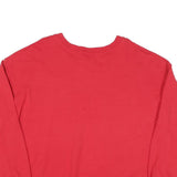 MICKEY Mens Red Sweatshirt 2XL Cotton Blend Pullover Cartoon Graphic