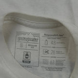 Responsibili-Tee Patagonia Long Sleeve T-Shirt - Small White Cotton Blend