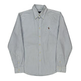 Ralph Lauren Striped Shirt - Medium Blue Cotton