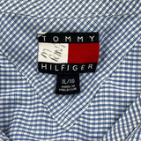 Tommy Hilfiger Checked Shirt - XL Blue Cotton