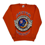 Denver Broncos Saturdays Hero Nfl Sweatshirt - Large Orange Cotton