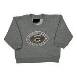 Age 18 Months Reebok Green Bay Packers Long Sleeve T-Shirt - 3XS Gray Cotton