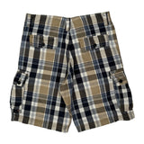 Levis Checked Cargo Shorts - 32W 11L Multicoloured Cotton