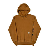 Loose Fit Carhartt Hoodie - Medium Brown Cotton