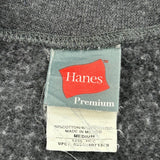 Blank Hanes Sweatshirt - Medium Grey Cotton Blend