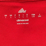 Ballard Soccer Adidas Football Shirt - Large Red Polyester