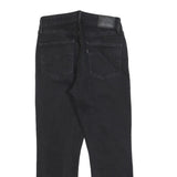 LEVI'S Womens Slim Black Denim Skinny Jeans Cotton Blend W27 L25 Classic Zip