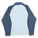 THE NORTH FACE Womens Blue Light Blue Zip Jacket M Polyester Fleece Outdoor