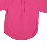 EDDIE BAUER Mens Pink Cotton Blend Casual Shirt L Button Down Short Sleeve