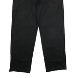 DICKIES Mens Polyester Blend Black Regular Zip Trousers W38 L32 Workwear