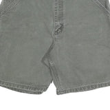 CARHARTT Womens Green Casual Cotton Blend Workwear Shorts M W30 Utility