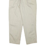 CABIN CREEK Mens Cotton Blend Beige Relaxed Straight Leg Trousers W28 L27 Casual