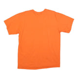 NFL Mens Orange Denver Broncos Graphic T-Shirt L Short Sleeve Crew Neck Cotton