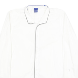 JOOP Mens White Slim Fit Shirt S Cotton Blend Long Sleeve Button Collar