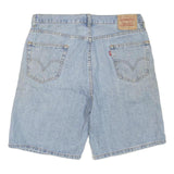 LEVI'S Mens Denim Blue Casual Shorts L W36 Cotton Blend Classic Fit