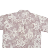 COOKE STREET Mens Pink & White Floral Cotton Blend Hawaiian Shirt XL Summer