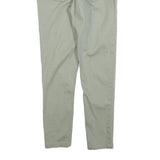 LEVI'S Womens Cotton Blend Slim Green Trousers W26 L25 Stylish Zip Closure