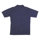 LACOSTE Mens Blue XL Short Sleeve Plain Cotton Blend Polo Shirt Classic Logo