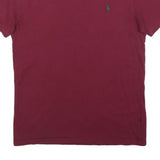 POLO RALPH LAUREN Mens Maroon Classic Cotton S Short Sleeve Crew Neck T-Shirt