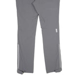 KAIKKIALLA Womens Grey Polyamide Blend Straight Regular Fit Trousers W34 L34 Zip