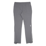 KAIKKIALLA Womens Grey Polyamide Blend Straight Regular Fit Trousers W34 L34 Zip