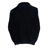 Polo By Ralph Lauren 1/4 Zip - Large Black Cotton