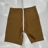 Wrangler Chino Shorts - 31W 10L Brown Cotton Blend